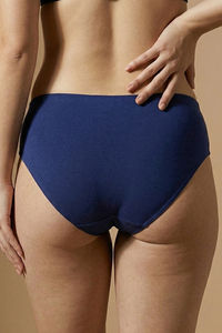 Zivame Full Coverage Medium Rise Hipster Panty (Pack of 3) - Bluedepth — thumbnail 4